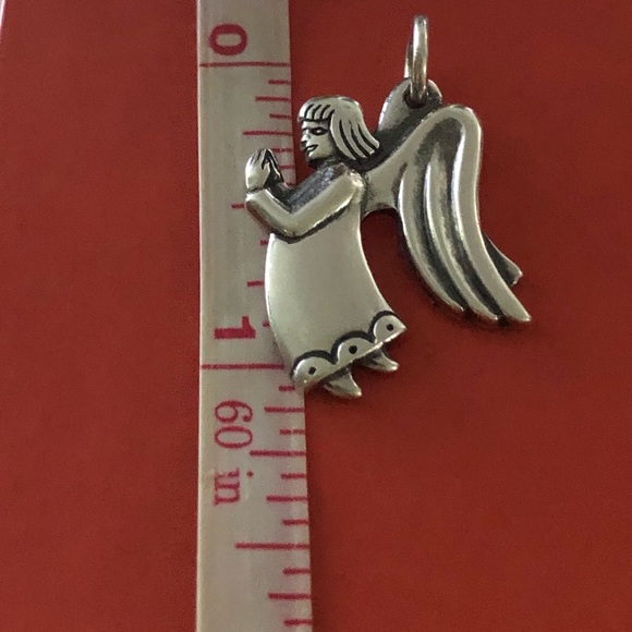 James Avery Retired Praying Angel Charm Pendant - Picture 5 of 6